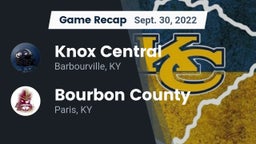 Recap: Knox Central  vs. Bourbon County  2022