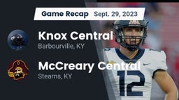 Recap: Knox Central  vs. McCreary Central  2023