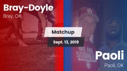 Matchup: Bray-Doyle vs. Paoli  2019