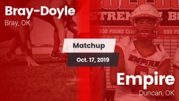 Matchup: Bray-Doyle vs. Empire  2019
