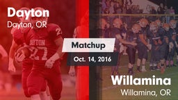 Matchup: Dayton vs. Willamina  2016