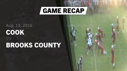 Recap: Cook  vs. Brooks County 2016