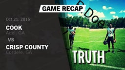 Recap: Cook  vs. Crisp County  2016
