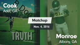 Matchup: Cook vs. Monroe  2016