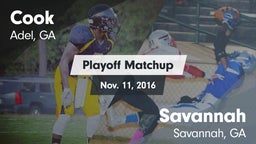 Matchup: Cook vs. Savannah  2016