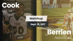 Matchup: Cook vs. Berrien  2017