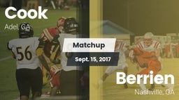 Matchup: Cook vs. Berrien  2017
