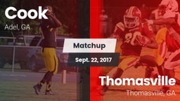 Matchup: Cook vs. Thomasville  2017