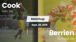 Matchup: Cook vs. Berrien  2018