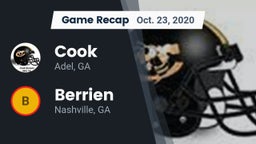 Recap: Cook  vs. Berrien  2020