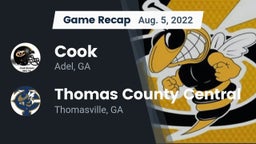 Recap: Cook  vs. Thomas County Central  2022