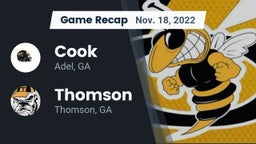 Recap: Cook  vs. Thomson  2022