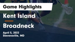 Kent Island  vs Broadneck  Game Highlights - April 5, 2022