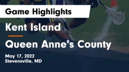 Kent Island  vs Queen Anne's County  Game Highlights - May 17, 2022
