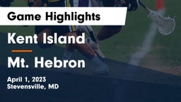 Kent Island  vs Mt. Hebron  Game Highlights - April 1, 2023