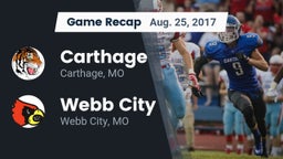 Recap: Carthage  vs. Webb City  2017