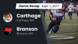 Recap: Carthage  vs. Branson  2017