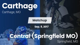 Matchup: Carthage  vs. Central  (Springfield MO) 2017