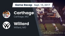 Recap: Carthage  vs. Willard  2017