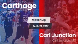 Matchup: Carthage  vs. Carl Junction  2017