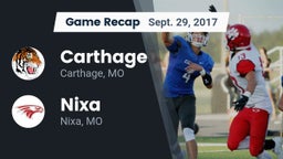 Recap: Carthage  vs. Nixa  2017