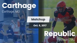 Matchup: Carthage  vs. Republic  2017