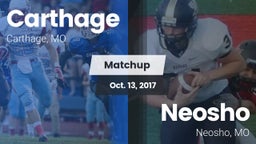 Matchup: Carthage  vs. Neosho  2017