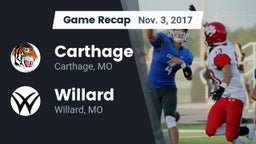 Recap: Carthage  vs. Willard  2017