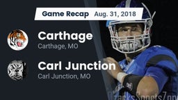 Recap: Carthage  vs. Carl Junction  2018