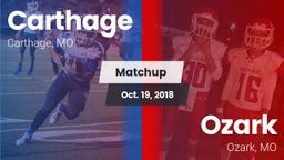 Matchup: Carthage  vs. Ozark  2018