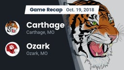 Recap: Carthage  vs. Ozark  2018