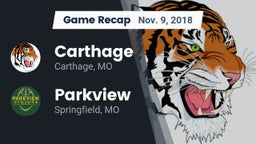 Recap: Carthage  vs. Parkview  2018