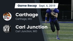 Recap: Carthage  vs. Carl Junction  2019