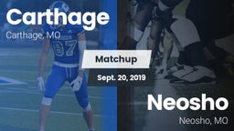Matchup: Carthage  vs. Neosho  2019