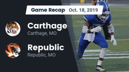 Recap: Carthage  vs. Republic  2019