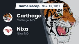 Recap: Carthage  vs. Nixa  2019