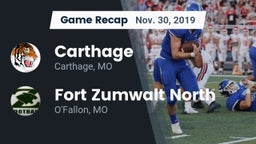 Recap: Carthage  vs. Fort Zumwalt North  2019