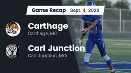 Recap: Carthage  vs. Carl Junction  2020