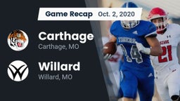 Recap: Carthage  vs. Willard  2020