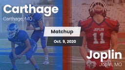 Matchup: Carthage  vs. Joplin  2020