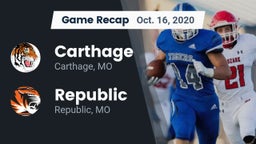 Recap: Carthage  vs. Republic  2020