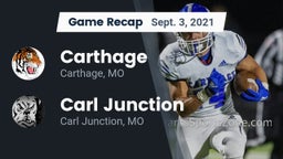 Recap: Carthage  vs. Carl Junction  2021