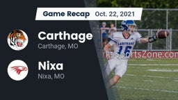 Recap: Carthage  vs. Nixa  2021