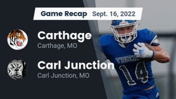 Recap: Carthage  vs. Carl Junction  2022