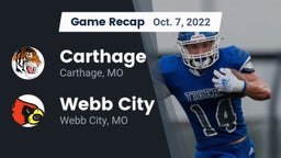 Recap: Carthage  vs. Webb City  2022