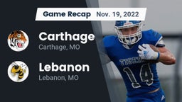 Recap: Carthage  vs. Lebanon  2022