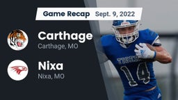 Recap: Carthage  vs. Nixa  2022