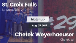 Matchup: St. Croix Falls vs. Chetek Weyerhaeuser  2017