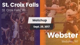 Matchup: St. Croix Falls vs. Webster  2017