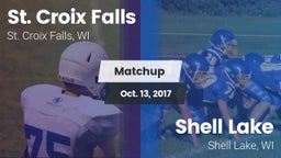 Matchup: St. Croix Falls vs. Shell Lake  2017